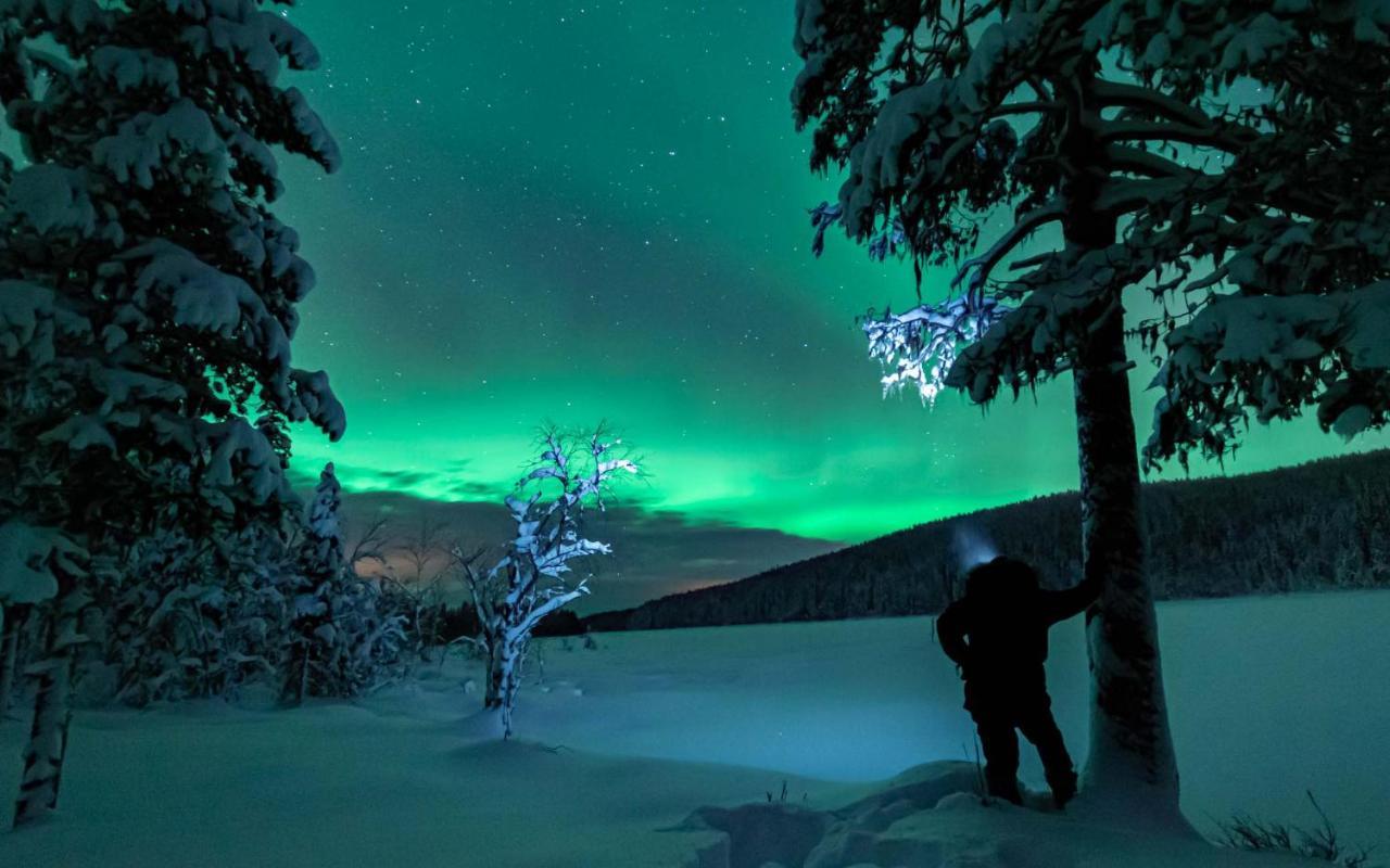 Arctic Skylight Lodge Äkäslompolo Esterno foto